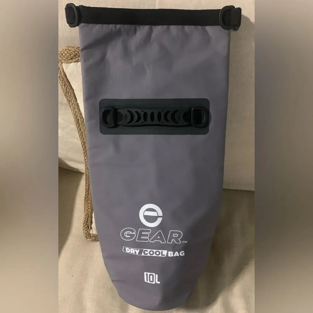 Enthusiast Gear Dry Cool Bag 10L Roll Top Waterproof Float Bag Insulated Gray
